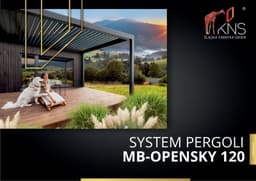 System pergoli MB-OPENSKY 120