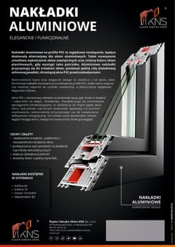 Nakładki aluminiowe na okna PVC